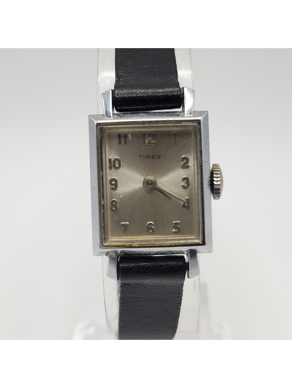 Vintage Timex Mechanical  Watch Rectangle Dial For Parts